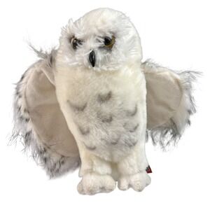 Douglas Cuddle Toys Snowy Owl Plush‎ White Black Stuffed Animal 3841 2014